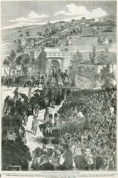The Funeral of the Duke of Sussex by English School