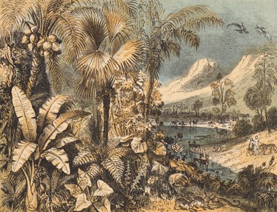 The Garden of Eden by English School