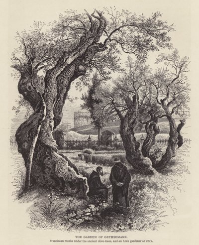 The Garden of Gethsemane by English School