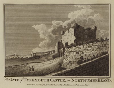 The Gate of Tynemouth Castle, in Northumberland by English School