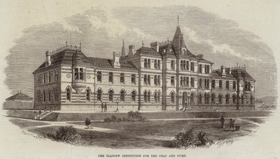 The Glasgow Institution for the Deaf and Dumb by English School