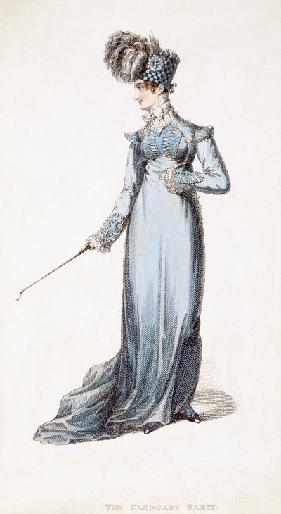 The Glengary Habit, fashion plate from Ackermann