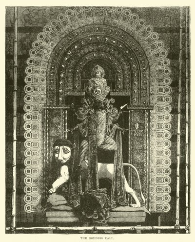 The Goddess Kali by English School