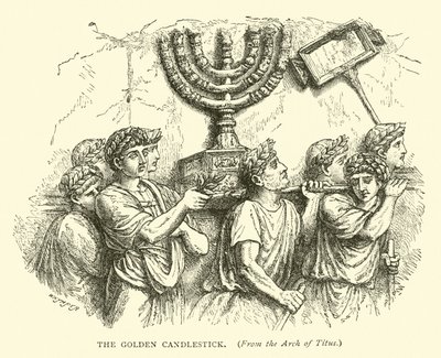 The Golden Candlestick by English School