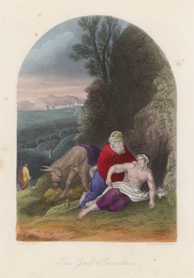 The Good Samaritan by English School