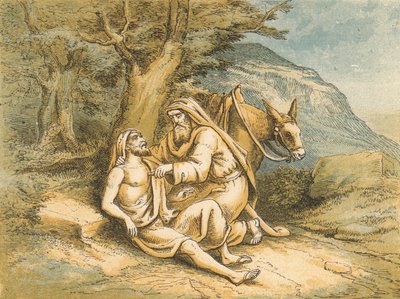 The Good Samaritan by English School