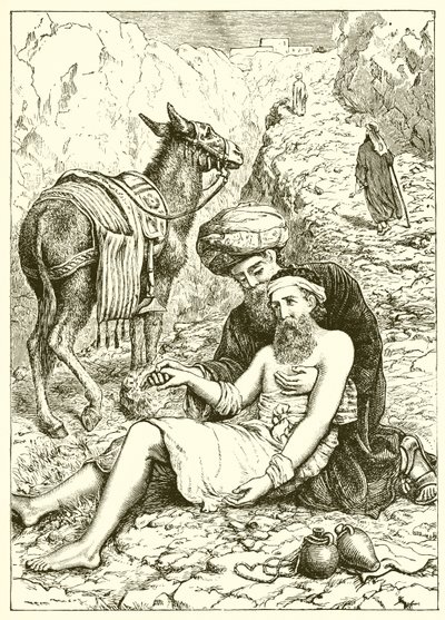 The Good Samaritan by English School