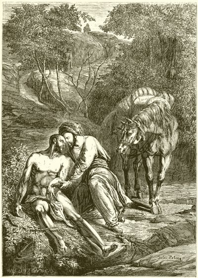 The Good Samaritan by English School