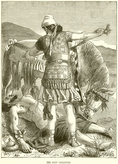The Good Samaritan by English School