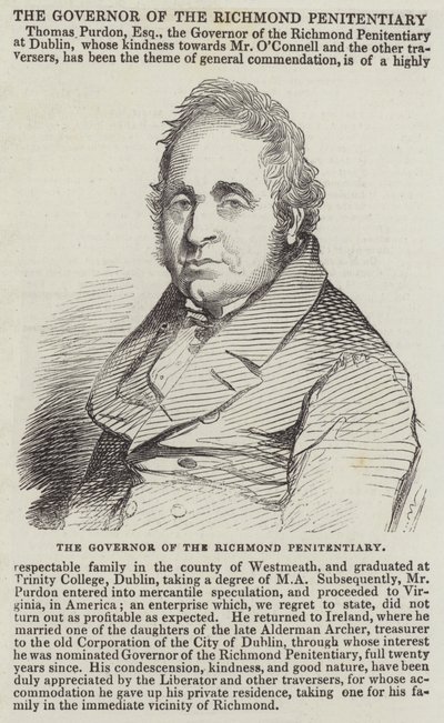 The Governor of the Richmond Penitentiary by English School