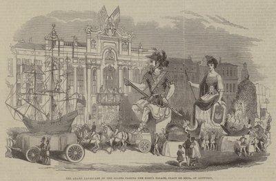 The Grand Cavalcade of the Giants Passing the King