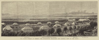 The Grand Durbar at Bombay, the Investiture Procession and General View of the Tents by English School