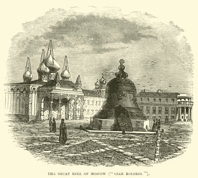 The Great Bell of Moscow, Czar Kolokol by English School