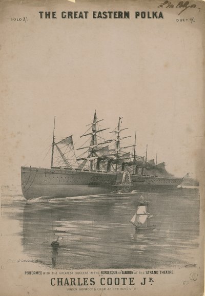 The Great Eastern Polka, composed by Charles Coote Jr by English School