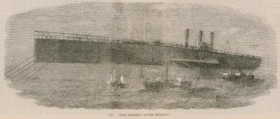 The Great Eastern at her moorings by English School
