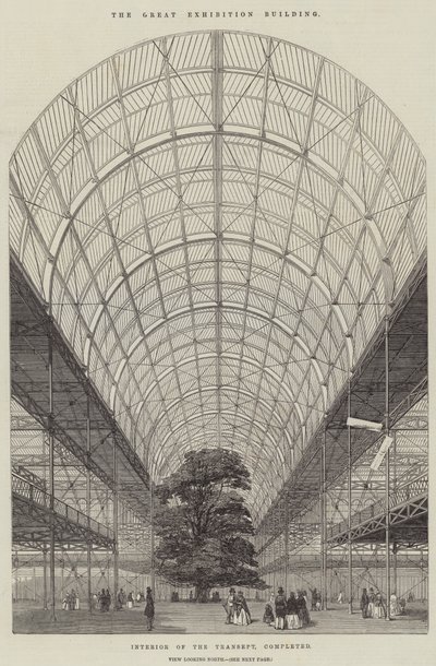 The Great Exhibition Building by English School