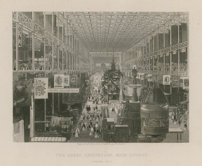 The Great Exhibition, Main Avenue, looking east by English School