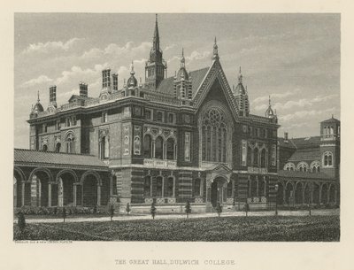 The Great Hall of Dulwich College by English School