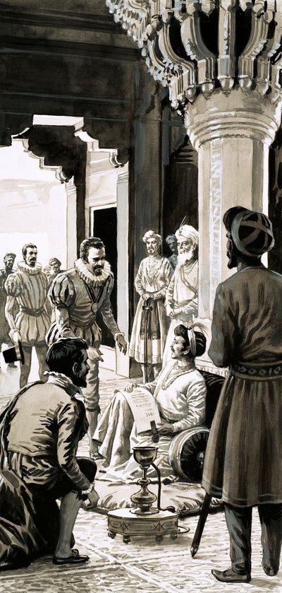 The Great Reign of the Lucky Emperor by English School
