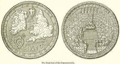 The Great Seal of the Commonwealth by English School