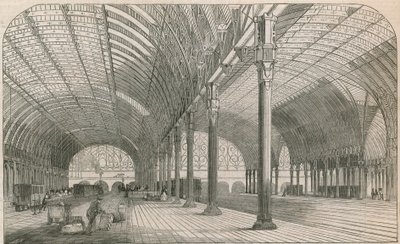 The Great Western Railway New Terminus at Paddington by English School