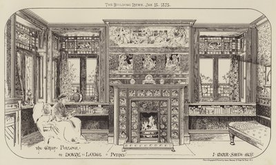 The Green Parlour at Dovne Lodge, Putney by English School