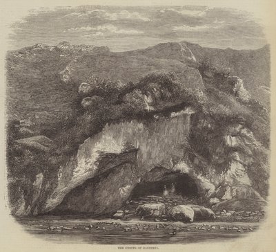 The Grotto of Bagneres by English School