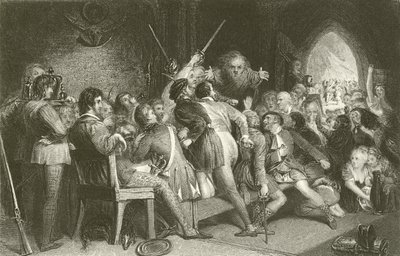 The Hall of Glennaquoich - A Highland Feast by English School