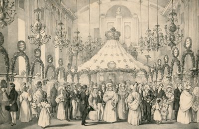 The Hanover Square Rooms When Queen Victoria Took the Private View of the Fancy Fair in Aid of Foreigners in Distress, Held on 19 June 1833 by English School
