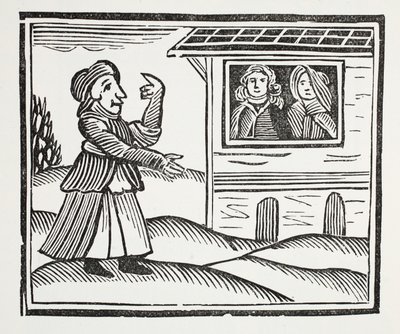 The History of Mother Shipton, illustration from Chap-books of the Eighteenth Century by John Ashton, pub. 1882 by English School