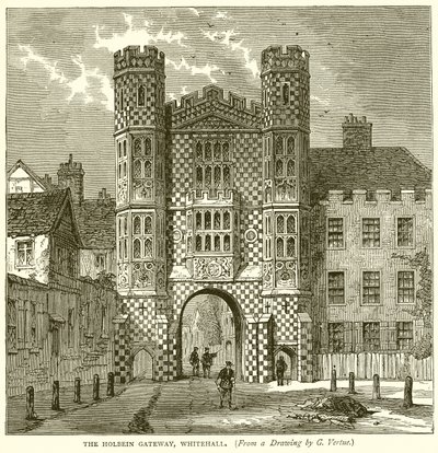The Holbein Gateway, Whitehall by English School