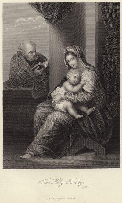 The Holy Family by English School