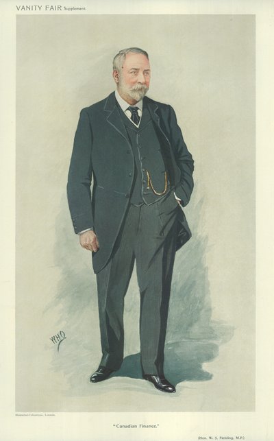 The Hon W S Fielding by English School