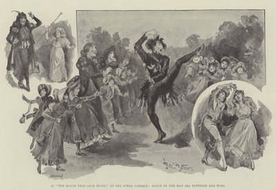 "The House That Jack Built," at the Opera Comique, Dance of the Man all tattered and torn by English School
