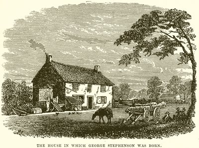 The House in Which George Stephenson Was Born by English School