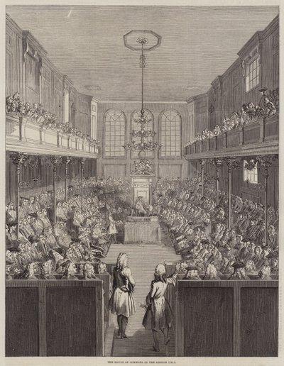 The House of Commons in the Session 1741-2 by English School