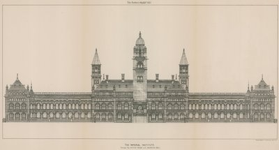 The Imperial Institute: Design by English School