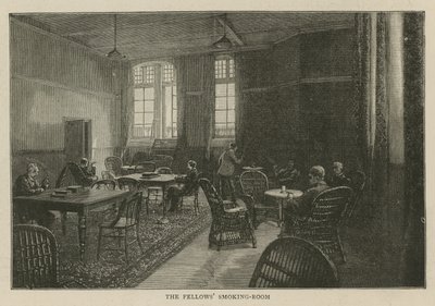 The Imperial Institute: The Fellows Smoking Room by English School