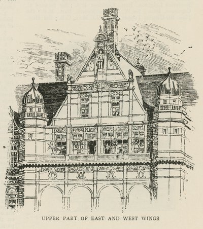 The Imperial Institute: Upper Part of East and West Wings by English School