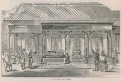 The Indian-Rubber Court, Crystal Palace by English School