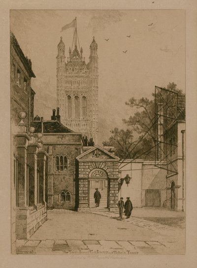 The Inigo Jones Gateway and Victoria Tower at Westminster School by English School
