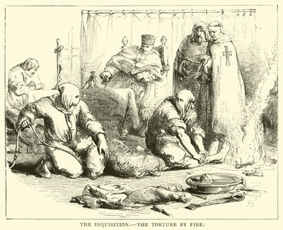 The Inquisition, the Torture by Fire by English School