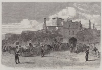 The Installation of Lord Palmerston as Lord Warden of the Cinque Ports, Arrival of His Lordship at Dover Castle by English School