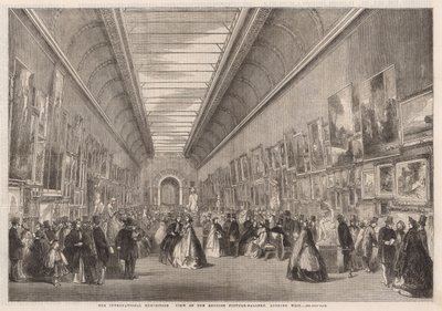 View of the English picture gallery by English School
