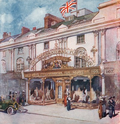 The International Fur Store at 162-163 Regent Street by English School