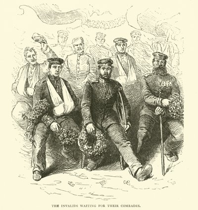 The Invalids waiting for their Comrades, 1871-2 by English School