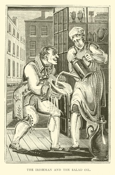 The Irishman and the salad oil by English School