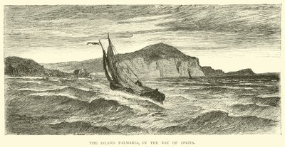 The Island Palmaria, in the Bay of Spezia by English School