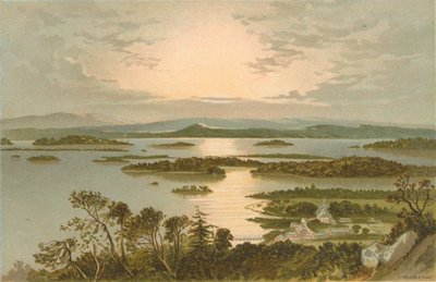 The Islands, Loch Lomond - From above Luss by English School