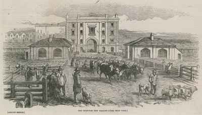 The Islington new market by English School